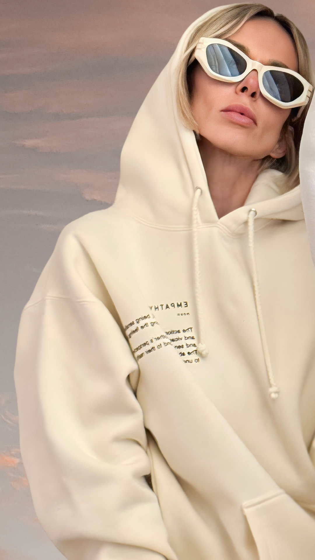 RealGal Oversized Unisex EMPATHY Hoodie