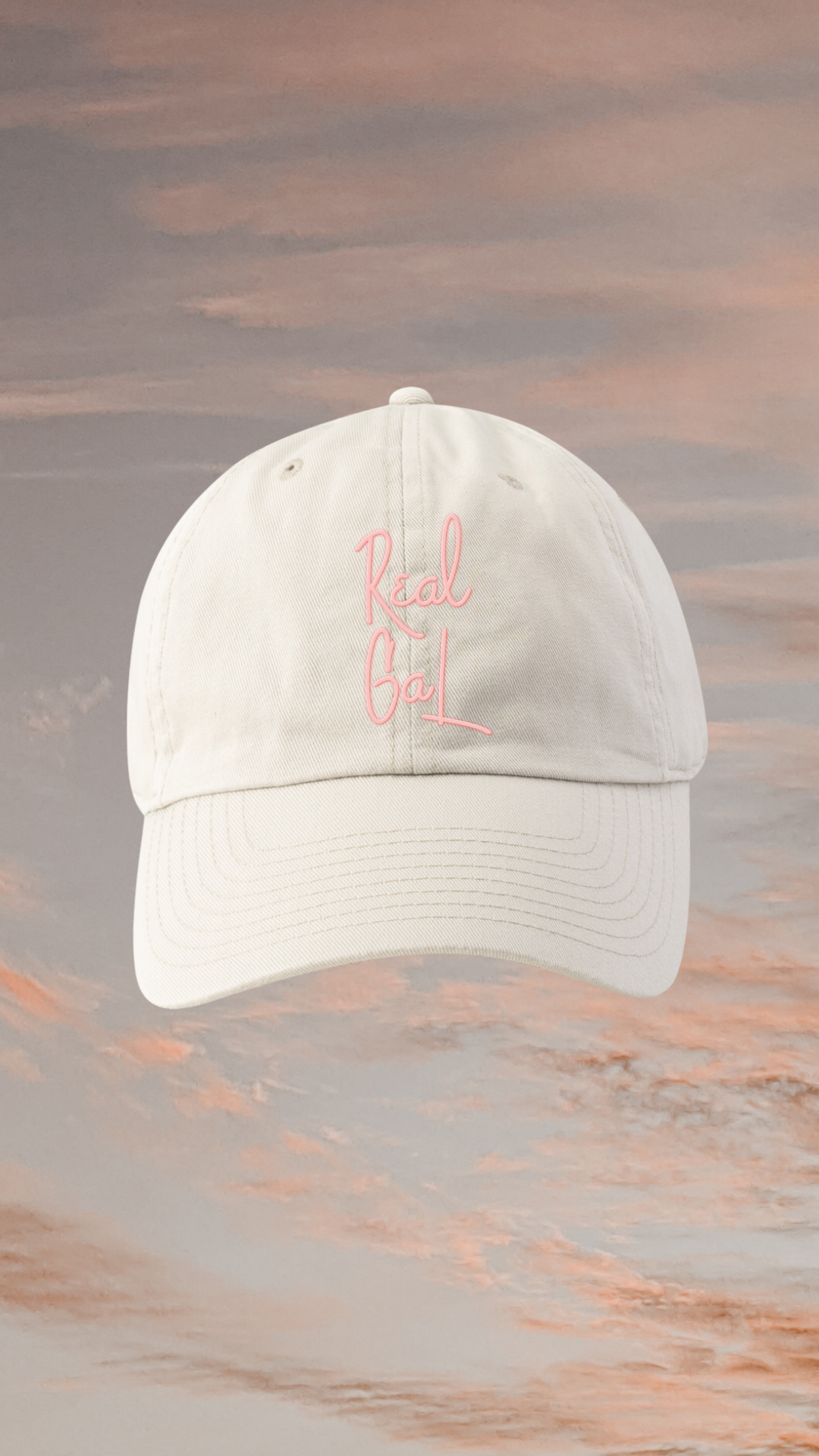 RealGal 6 Panel Low Profile Style Dad Hat