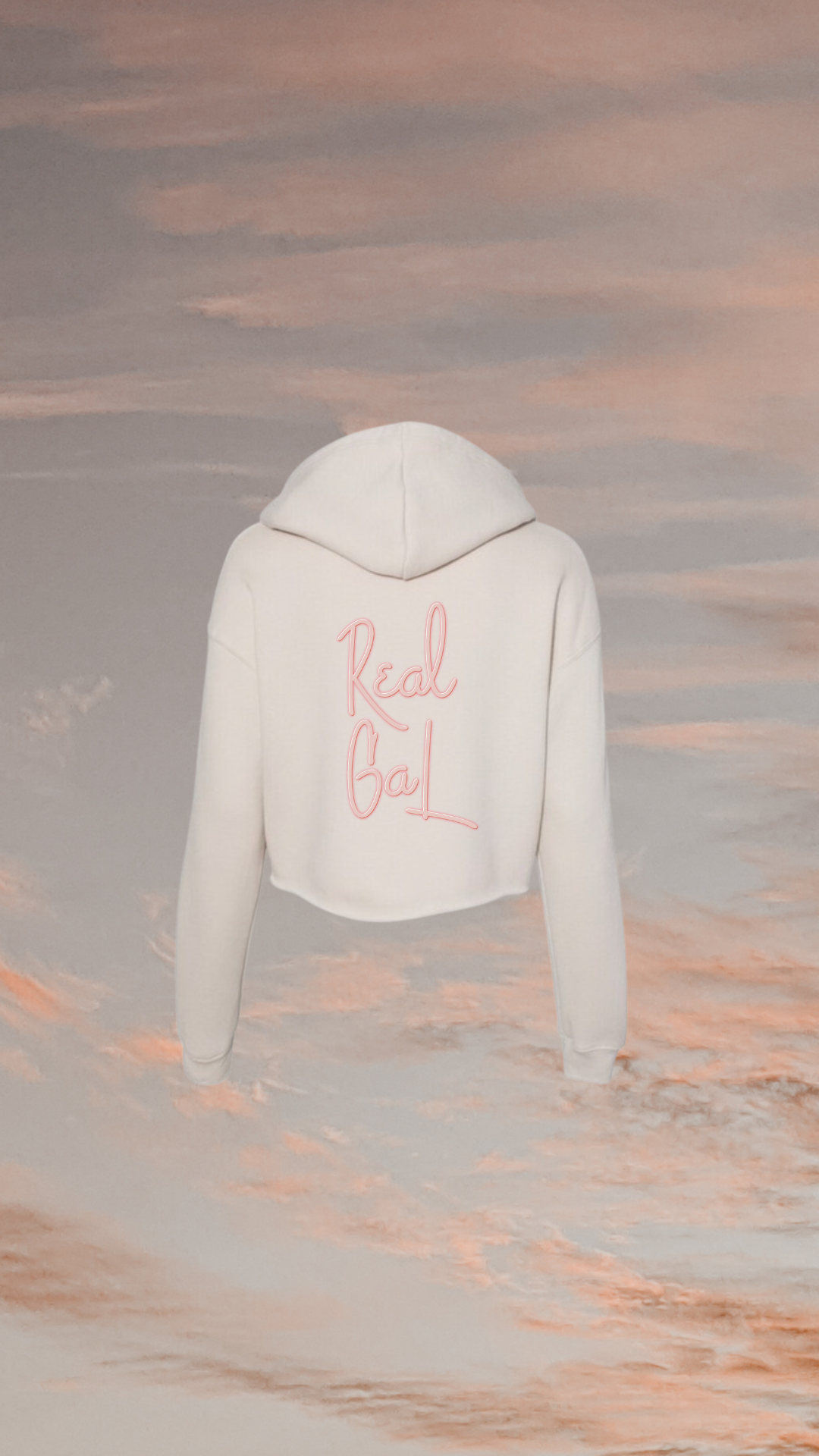 RealGal Cropped AUTHENTICITY Hoodie