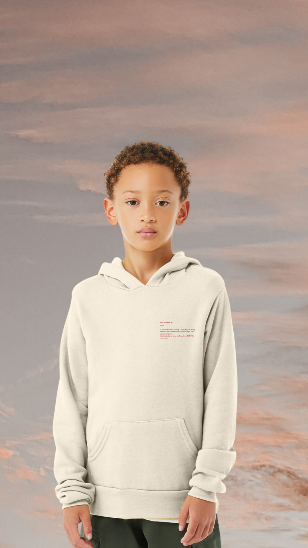 RealGal Youth GRATITUDE Hoodie