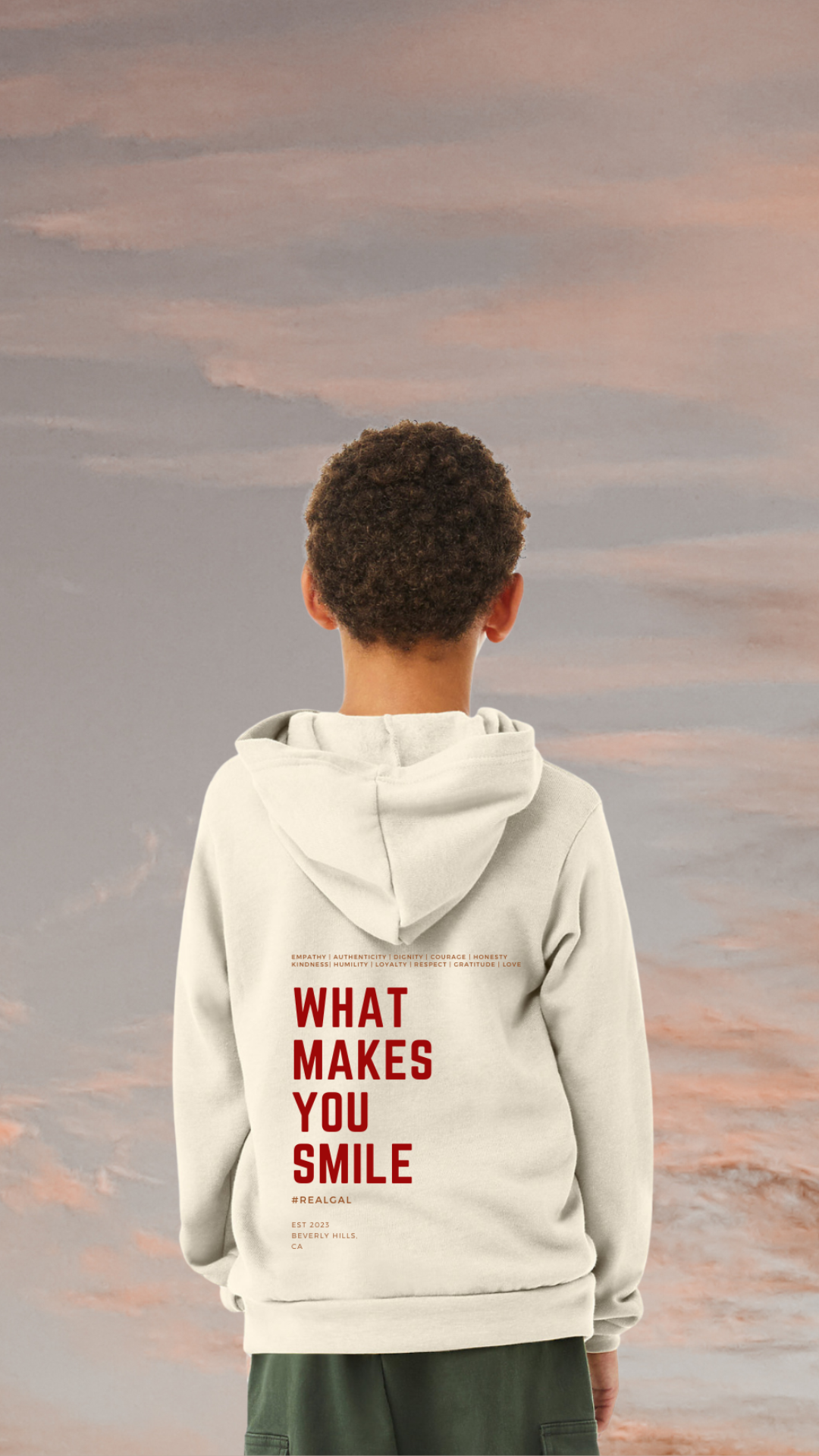 RealGal Youth GRATITUDE Hoodie